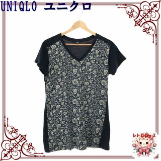 ユニクロ(UNIQLO)のUNIQLO ユニクロ トップス Tシャツ Vネック カジュアル おしゃれ(Tシャツ(半袖/袖なし))