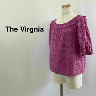 The Virgnia - ザ ヴァージニア パフスリーブ　オフショルダー　ブラウス ピンク レディース