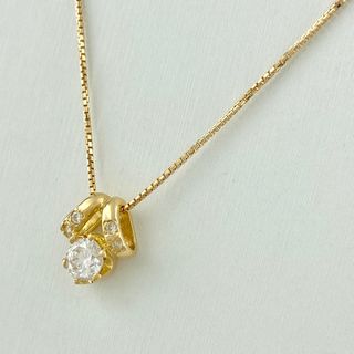 ヴァンドームアオヤマ(Vendome Aoyama)のヴァンドーム青山 メレダイヤ デザインネックレス K18 【中古】(ネックレス)