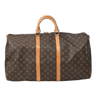 ルイヴィトン(LOUIS VUITTON)のルイヴィトン M41424 ボストンバッグ ブラウン  LOUIS VUITTON キーポル55 モノグラム(ボストンバッグ)