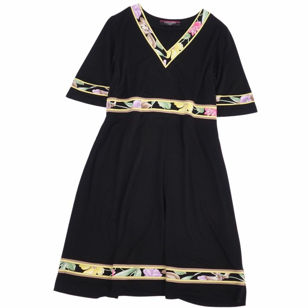 LEONARD - 美品 レオナール LEONARD FASHION ワンピース ドレス LEONARD - 美品 レオナール LEONARD FASHION ワンピース ドレス