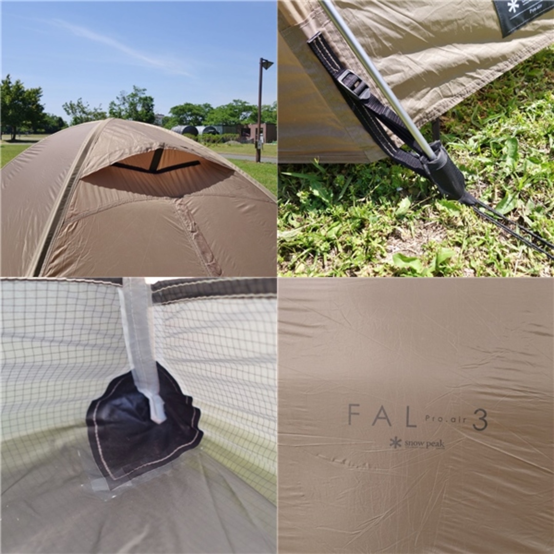 美品 スノーピーク snowpeak Fal Pro.air 3 ファル プロ エア 美品 スノーピーク snowpeak Fal Pro.air 3 ファル プロ エア