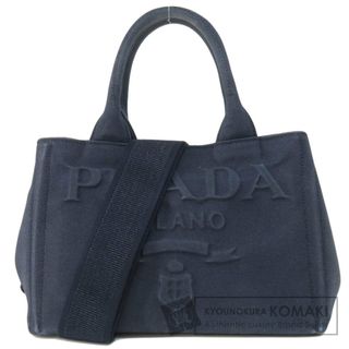 プラダ(PRADA)のPRADA 1BG439 カナパミニ 2WAY ハンドバッグ キャンバス レディース(ハンドバッグ)