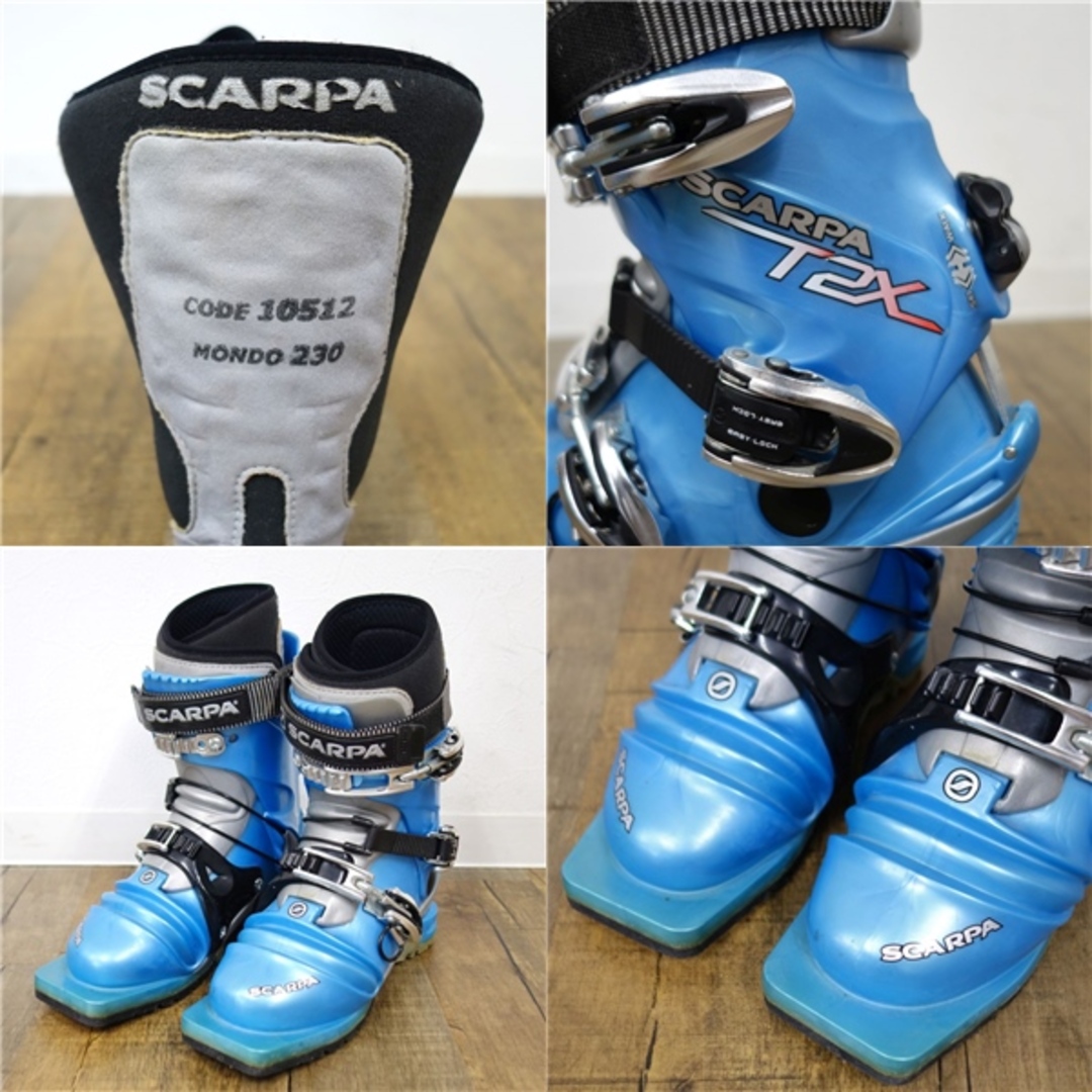 スカルパ SCARPA T2X 23cm 75mm規格 テレマーク スキーブーツ スカルパ SCARPA T2X 23cm 75mm規格 テレマーク スキーブーツ