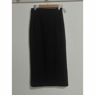 ユニクロ(UNIQLO)のユニクロ　ストレッチダブルフェイスナロースカート　Sサイズ　丈短め75-79cm(ひざ丈スカート)