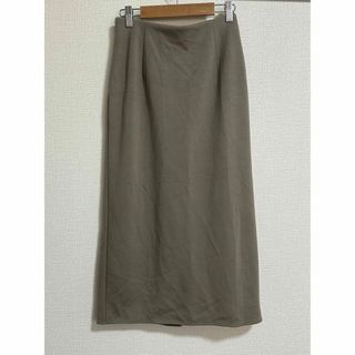 ユニクロ(UNIQLO)のユニクロ　ストレッチダブルフェイスナロースカート　Sサイズ　丈短め75-79cm(ひざ丈スカート)