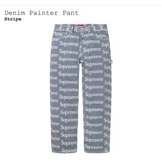 Supreme - Denim Painter Pant stripe 30