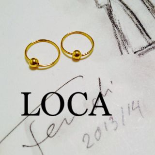 LOCA★GPminiフープピアス☻＊♡(ピアス)