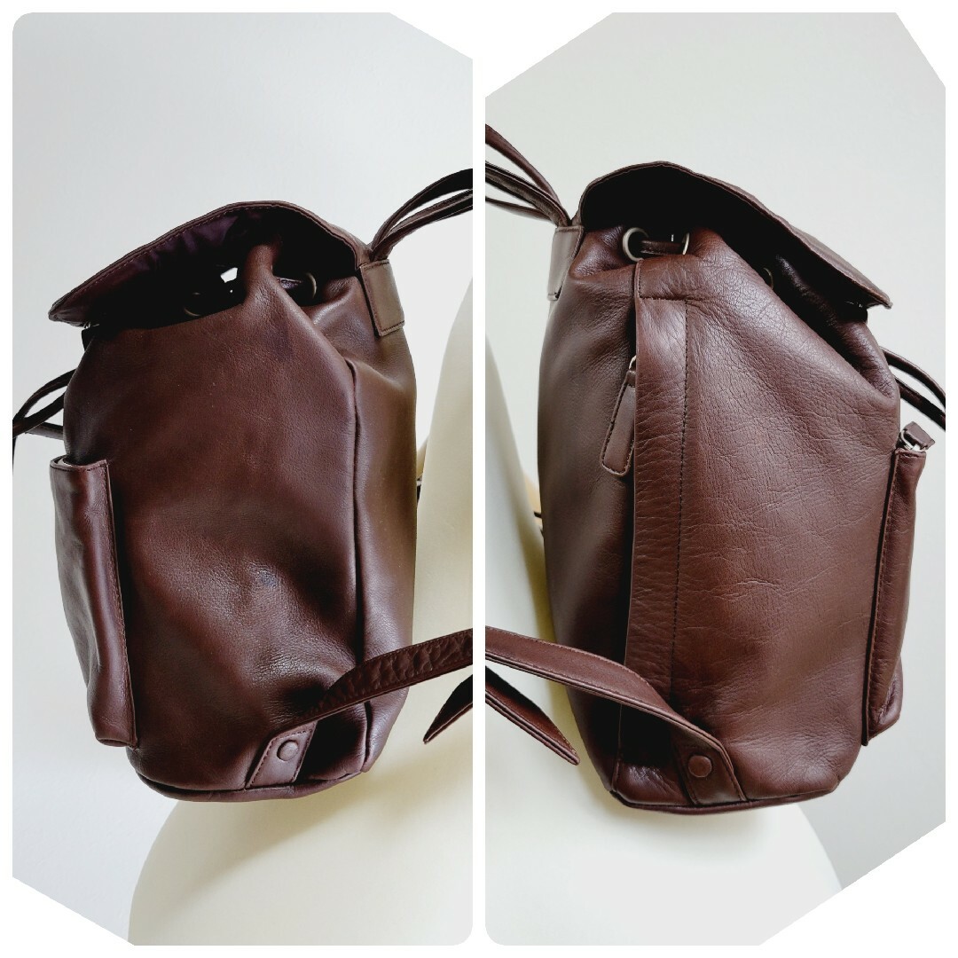 agnes b. - 【美品】アニエスベーボヤージュ レザー 巾着 型押し agnes b. - 【美品】アニエスベーボヤージュ レザー 巾着 型押し