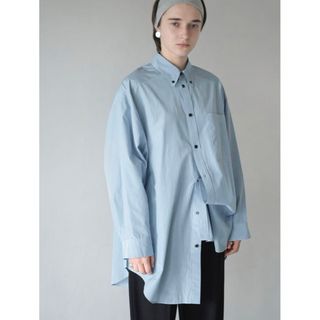 CLANE - CLANE HUGE SHIRT 新品未使用　サイズ1 ブルー