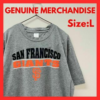 MLB - 【美品】古着　サンフランシスコ　ジャイアンツ　ロゴ　Tシャツ　メンズ　グレー　L