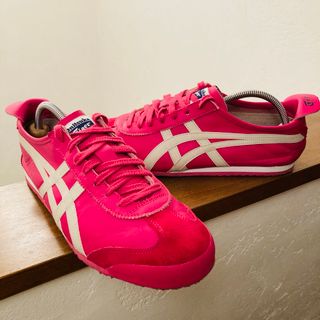 オニツカタイガー(Onitsuka Tiger)の《激レア美品》 オニツカタイガー メキシコ66 スニーカー ピンク(スニーカー)