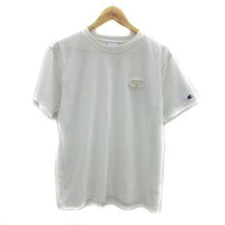 チャンピオン(Champion)のチャンピオン Tシャツ カットソー 半袖 ラウンドネック ロゴ M 白 ベージュ(Tシャツ/カットソー(半袖/袖なし))