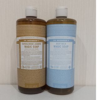 ドクターブロナー(Dr.Bronner)のマジックソープ  サンダルウッド&ジャスミン  ベビーマイルド  946ml(ボディソープ/石鹸)