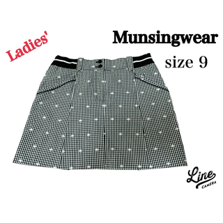 マンシングウェア(Munsingwear)のマンシングウェア　スカート　レディース9  Mサイズ　総柄スカート　ミニ(ウエア)