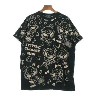 ヒステリックミニ(HYSTERIC MINI)のHYSTERIC MINI ワンピース（その他） 140 黒x白(総柄) 【古着】【中古】(ワンピース)