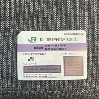 JR - JR東日本　株主優待券　1枚