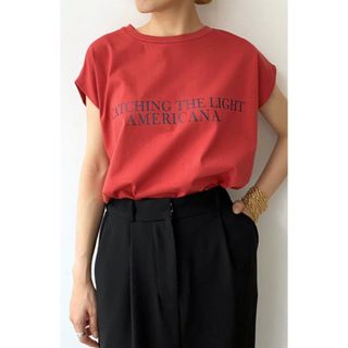 アパルトモンドゥーズィエムクラス(L'Appartement DEUXIEME CLASSE)のアパルトモン購入◆Americana◆アメリカーナ◆N/S LOGO TEE  (Tシャツ(半袖/袖なし))