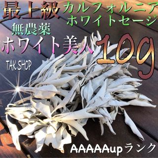 最上級 カルフォルニアホワイトセージ リーフ10g✴︎プレゼント付き✴︎