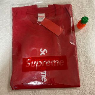 シュプリーム(Supreme)のSupreme Cross Box Logo Tee  Mサイズ  レッド(Tシャツ/カットソー(半袖/袖なし))