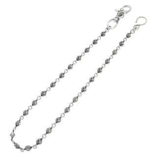 クロムハーツ(Chrome Hearts)のCHROME HEARTS クロムハーツ 1BALL LONG-S/1クリップロング #1 クロスボール ウォレットチェーン シルバー(ウォレットチェーン)