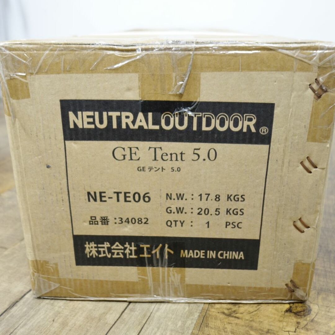 未使用 ニュートラル アウトドア NEUTRAL OUTDOOR GE Tent 5.0 未使用 ニュートラル アウトドア NEUTRAL OUTDOOR GE Tent 5.0