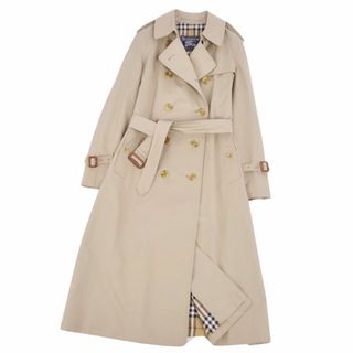 バーバリー(BURBERRY)の美品 Vintage バーバリー Burberrys コート トレンチコート 裏チェック 英国製 アウター レディース 8(M相当) ベージュ(トレンチコート)