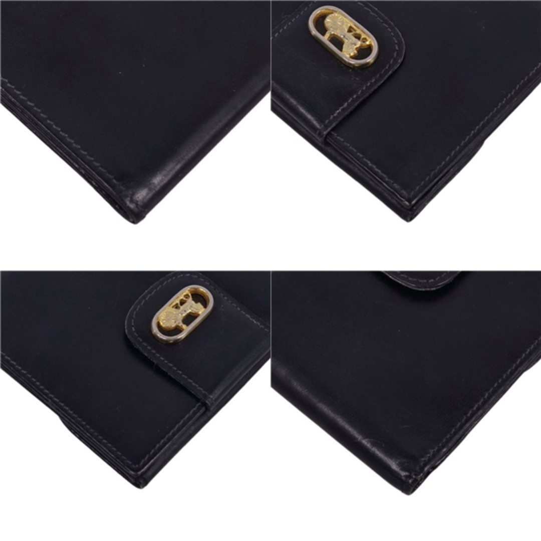 CELINE - Vintage セリーヌ CELINE 財布 二つ折り財布 馬車金具 CELINE - Vintage セリーヌ CELINE 財布 二つ折り財布 馬車金具