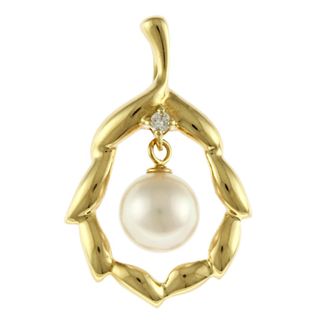 ミキモト(MIKIMOTO)のミキモト ペンダントトップ 18金 K18イエローゴールド アコヤパール レディース MIKIMOTO  中古(その他)