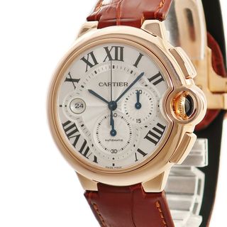 カルティエ(Cartier)のカルティエ  バロンブルー クロノグラフ W6920009 自動巻き メ(腕時計(アナログ))