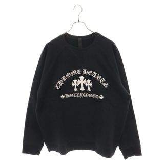 クロムハーツ(Chrome Hearts)のCHROME HEARTS クロムハーツ Y NOT Cemetery Cross Crewneck Sweat King Taco ワイノットセメタリー クロス クルーネックスウェット トレーナー ブラック(スウェット)