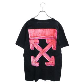 オフホワイト(OFF-WHITE)のOFF-WHITE オフホワイト MARKER ARROW SLIM T-SHIRT OMAA027E20JER005 バックマーカーアロープリント半袖Tシャツ ブラック(Tシャツ/カットソー(半袖/袖なし))