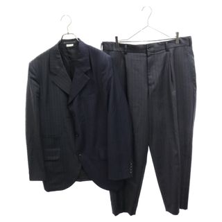 コムデギャルソン(COMME des GARCONS)のCOMME des GARCONS HOMME DEUX コムデギャルソン オムドゥ 21AW 再構築バイカラー ストライプ テーラード ジャケット セットアップ グレー/ネイビー DH-J021(セットアップ)