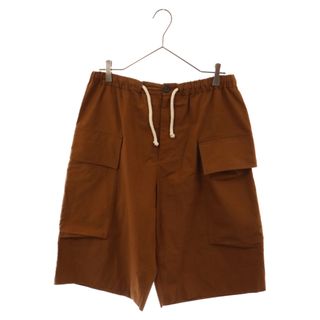 ジルサンダー(Jil Sander)のJIL SANDER ジルサンダー Drawstring Cargo Shorts ドローストリング カーゴショーツ コットンショートパンツ ブラウン J47KA0118(ショートパンツ)