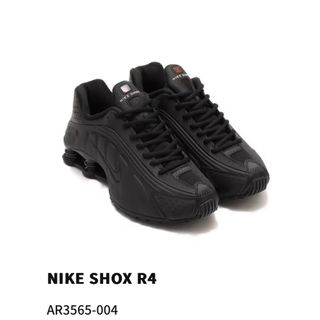 ナイキ(NIKE)のNIKE SHOX R4 BLACK 23㎝(スニーカー)