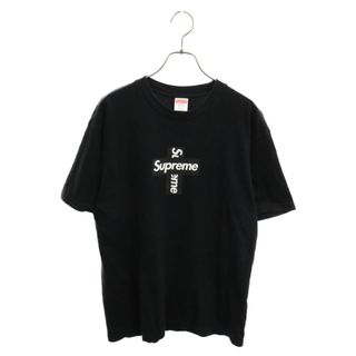 シュプリーム(Supreme)のSUPREME シュプリーム 20AW Cross Box Logo Tee クロスボックスロゴTシャツ カットソー 半袖Tシャツ ブラック(Tシャツ/カットソー(半袖/袖なし))