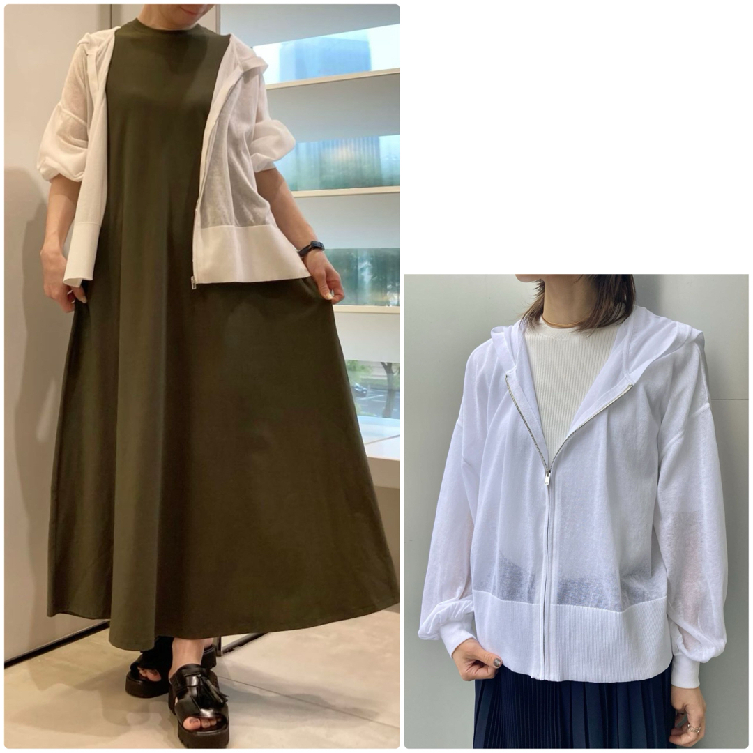 Theory - theory 23SS ウォッシャブル シアーパーカー ジップ Theory - theory 23SS ウォッシャブル シアーパーカー ジップ