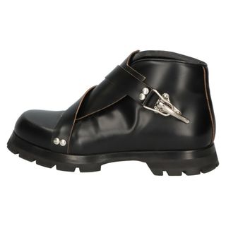 ジルサンダー(Jil Sander)のJIL SANDER ジルサンダー ANKLE BOOT ストラップ アンクルブーツ ブラック JI35502A(ブーツ)