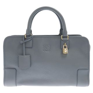 LOEWE - LOEWE ロエベ アマソナ36 アナグラム レザー ハンドバッグ 352.35.A22 グレー