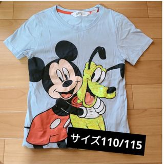 エイチアンドエム(H&M)のミッキー&プルート半袖Tシャツ(Tシャツ/カットソー)