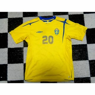 アンブロ(UMBRO)の【スウェーデン代表】2006年モデル海外Lアンブロユニフォーム(ウェア)