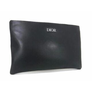 Dior - ■極美品■ ChristianDior クリスチャンディオール レザー クラッチバッグ セカンドバッグ メンズ レディース ブラック系 AZ2326 