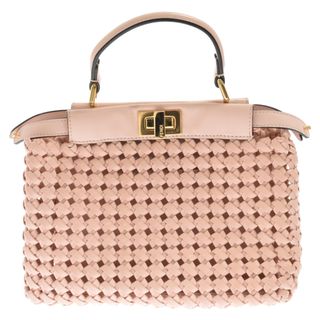 フェンディ(FENDI)のFENDI フェンディ ピー カ ブー ミニ レザーブレイド ハンドバッグ ピンク 8BN244 ABHX(その他)