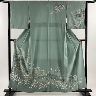 訪問着 身丈157cm 裄丈65cm 正絹 美品 秀品 【中古】(着物)