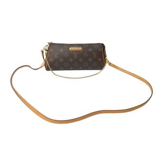 ルイヴィトン(LOUIS VUITTON)のLOUIS VUITTON ルイヴィトン エヴァ ショルダーバッグ M95567 モノグラム PVC レザー ゴールド金具 美品 中古 64074(ハンドバッグ)