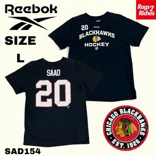 リーボック(Reebok)のREEBOK CHICAGO BLACKHAWKS リーボック 両面 プリント(Tシャツ/カットソー(半袖/袖なし))