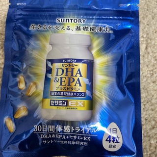 サントリー(サントリー)の新品未使用　サントリー　DHA &EPA＋セサミンEX 30日分(ビタミン)