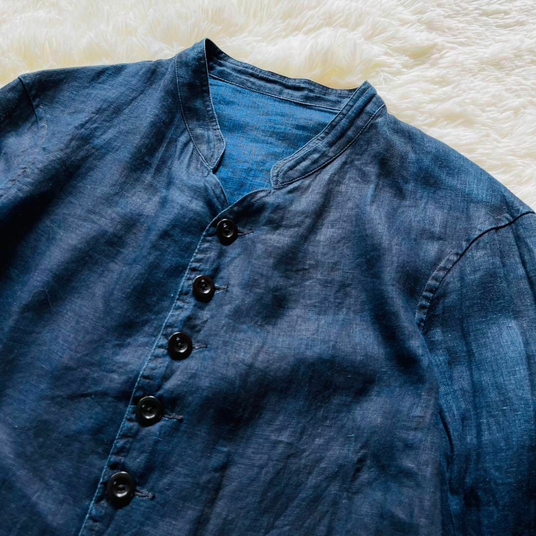 ANATOMICA DOLMAN JACKET リネン インディゴ 40(S) ANATOMICA DOLMAN JACKET リネン インディゴ 40(S)