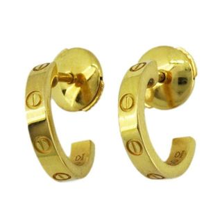 Cartier - 【4jib155】カルティエ ピアス/ラブ/K18YG イエローゴールド 【中古】 -