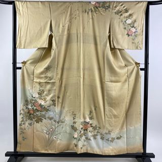 訪問着 身丈157.5cm 裄丈65cm 正絹 秀品 【中古】(着物)